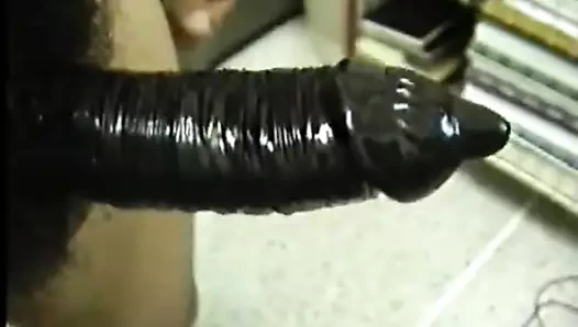 Siyah smokin prezervatif - saf sınıf