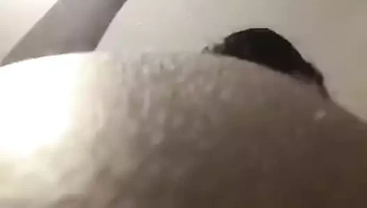 Sıcak siyah civciv duş