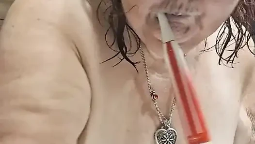 Ateşli Bir Tıraşsız Hemşire Vicki Kuruduktan Ve Başka Bir Bakım Yaptıktan Sonra