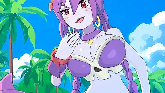 Shantae'nin erotik dansı ve sikiş göğüsleri