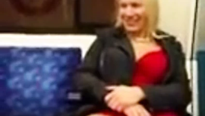 Milf metroda onu kedi gösteriyor