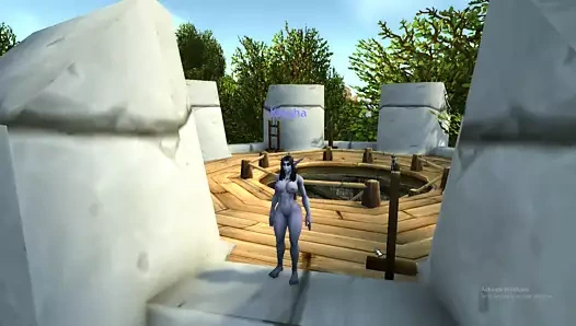 World of warcraft-çıplak gece elf dansı