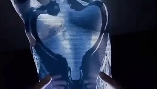 Sıkı götlü amcık Cortana dijital kel amcığını siktiriyor