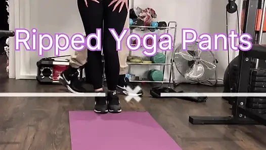 Ripped Yoga Pants