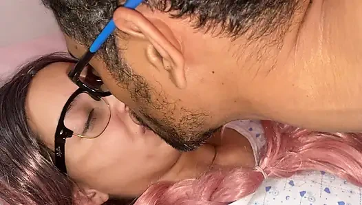 I Share Room with My Suggar Dady, My Lord Fuck Me Well Good and He Takes All the Milk Out of Me