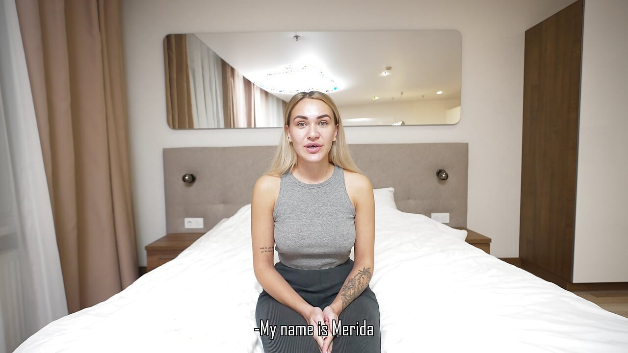 Bu onun ilk porno oyuncu seçmeleri