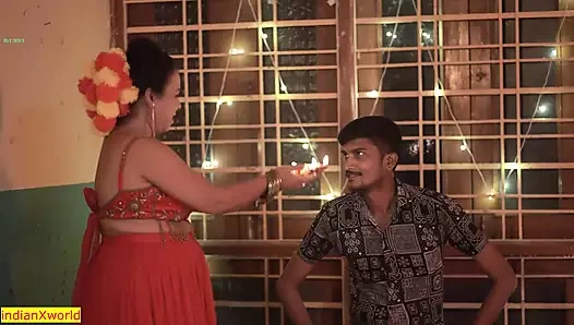 Dewali Celebration Sex! Beautiful Bhabhi Sex