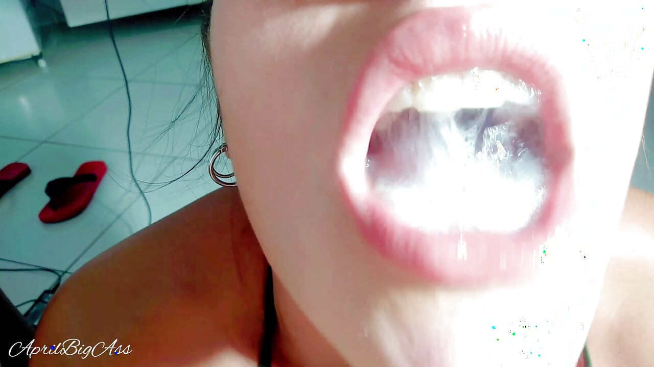 my stepdaughter swallows my entire cock down her throat and drinks all my cum 2-2
