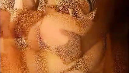 Asılı siyah adam gider derin içinde beyaz eş