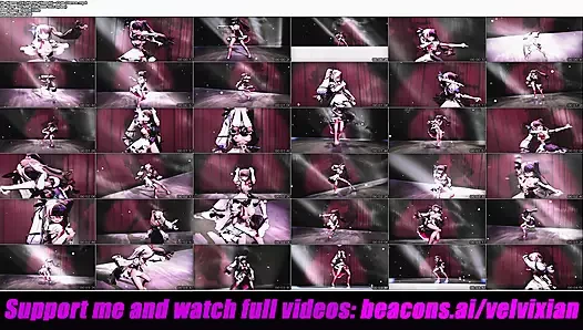 Azgın hiasobi - sevimli dans (3 boyutlu hentai)