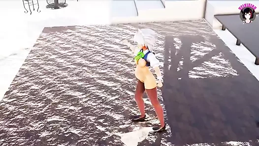 Seksi hamile hizmetçi - ateşli dans (3 boyutlu hentai)