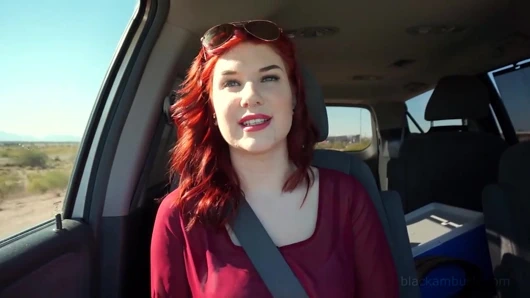 Redhead genç ilk büyük siyah horoz sürpriz