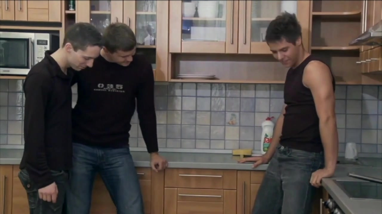 Golden Shower Session with 3 Fucking Horny Czech Twink Guys