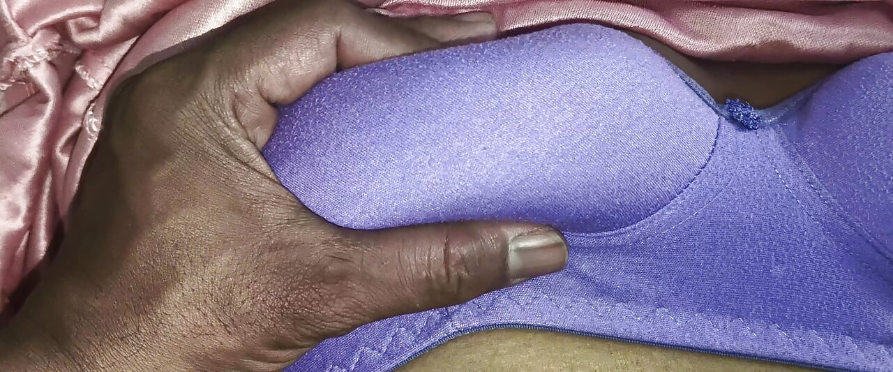 Blacky wife big boobs and pussy roughing