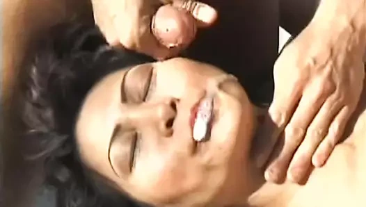 Sıcak sapık üçlü çift penetrasyon