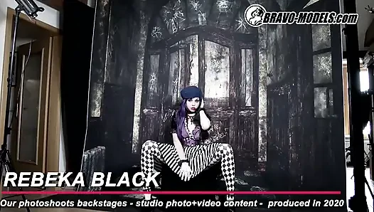 386 -фотосессия за кулисами Rebeka Black - Взрослый