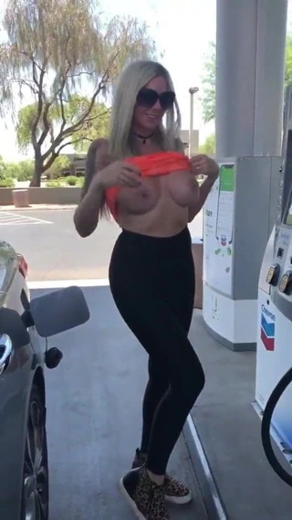 Benzin istasyonunda sürpriz