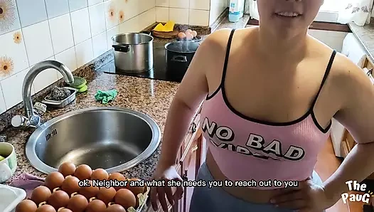 Komşum sabahları bütün yumurtayı yemeye bayılır.