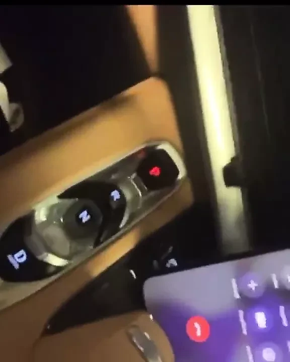 cheating bitch sucks bbc while on phone in car