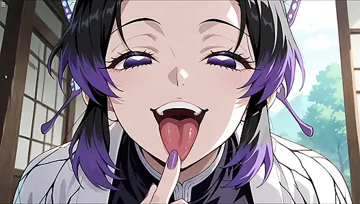 Hentai hustle - iblis avcısının güzel shinobu'nu sikiyor