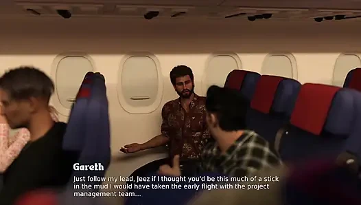 Üvey anne uçuşlu üvey babası katılırken kafeli adamla flört ediyor - yaramaz komşular - e02