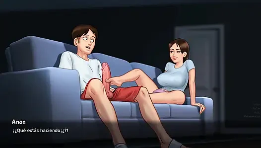 Aynı gece üvey anne ve üvey kız kardeşini sikiyor - yaz mevsimi efsanesi