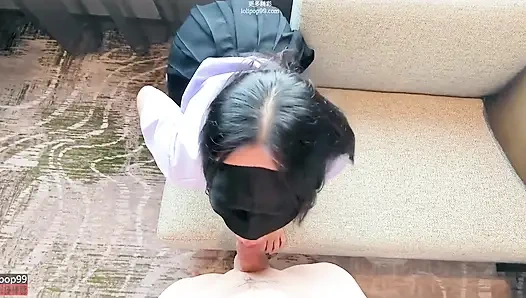 Değişim öğrencisiyle seks üniformasıyla sikiliyor