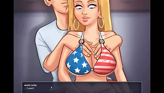 Yaz zamanları azgın fahişelerle eğleniyor