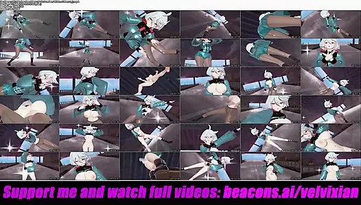 Miorine Remblanc (cıva takım elbiseli gundam cadısı) (3 boyutlu hentai)