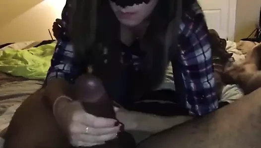 Seksi maskeli milf şehvetli bbc darbe