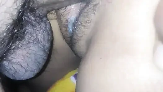 Teared the sister-in-law apart, removed the cream water from the fucking