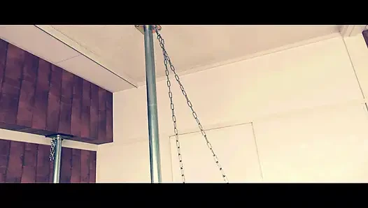 BDSM pozisyonlarının tadını çıkarıyor