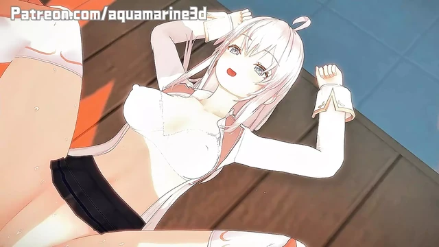 Kujou Alisa Хентай без цензуры