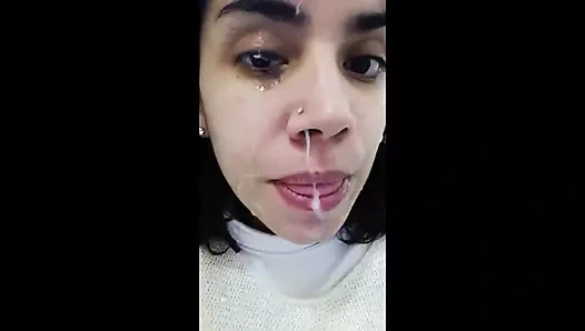 Boşalma #5 - 31 dakikalık harika yüze boşalma, romantik boşalma oyunu ve döl yutma!