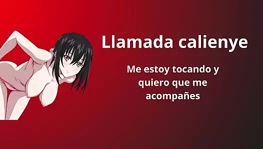 Ateşli arama, ben kendime dokunurken beni telefonda sikmeni istiyorum, inliyor