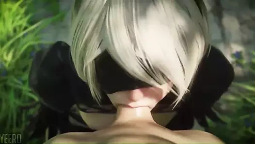 Nier otomat - 2b oral seks