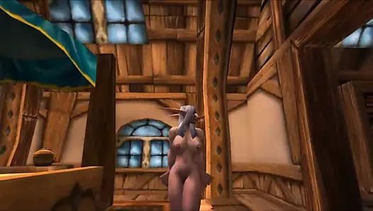 Night elf ve draenei dansı