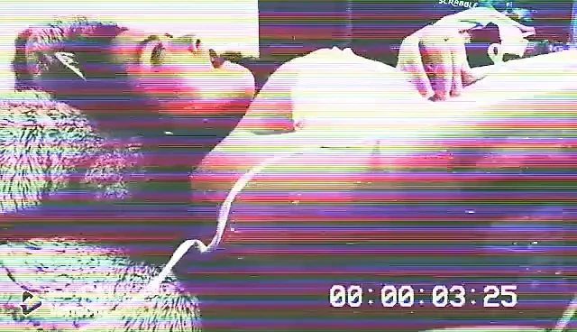 OLD VHS STYLE BBW IN CORSET CUMS