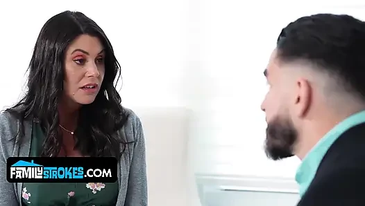 İri göğüslü orta yaşlı seksi kadın bess meme ve abby somers ateşli üçlü grup sekste yarağı paylaşıyor