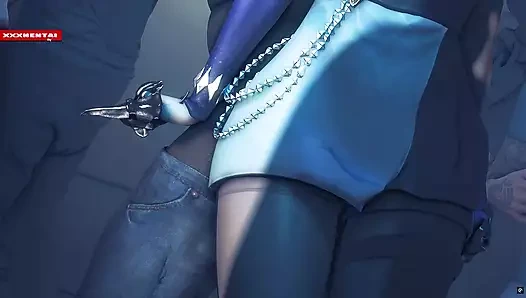 Dijital kıvrımlar, karşı konulmaz arzular - 3 boyutlu hentai animasyon