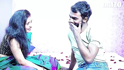 Yeni evli Hintli kız kardeş kocasını aldatıyor