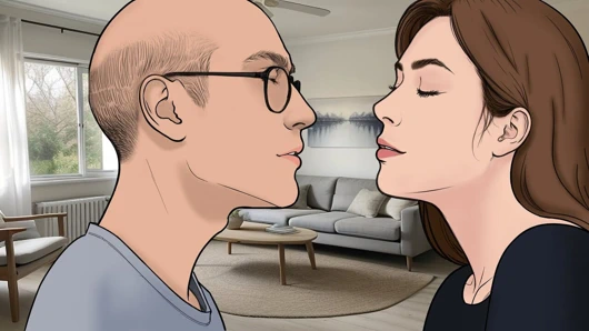 Verdiğim söz - Michael Emma'yı öptü