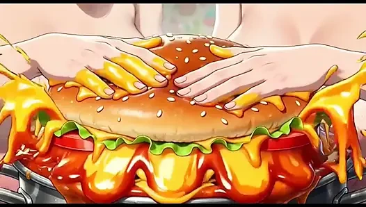 Komik kadınlar yemek pişiriyor, ai animasyonu