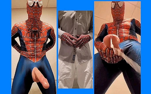Spidey'nin macerası birinci bölüm, örümcek adamın büyük yarağı ve büyük boşalma web'i