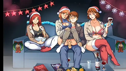 Üvey kız kardeş mükemmel Noel hediyesini veriyor