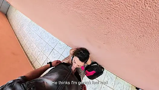 Sigara içerken yakalanan öğrenci kıyafetlerini yırttı ve sikildi. Bölüm 2