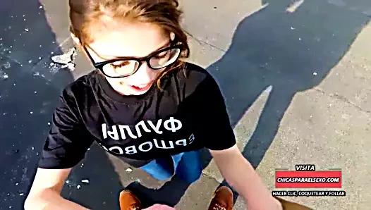 SEXO AL AIRE LIBRE EN EL TECHO - POV