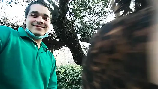 (RISKLI HALKA AÇıK) PARKTA SEKS VE BOŞALMA, NEREDEYSE YAKALANıYOR