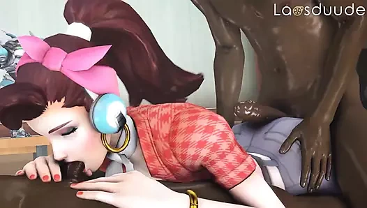 seksi overwatch dva ırklararası onu güzel hayranlarını memnun