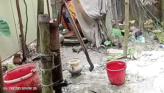 Secret Affair with My Sister-in-Law in the Backyard